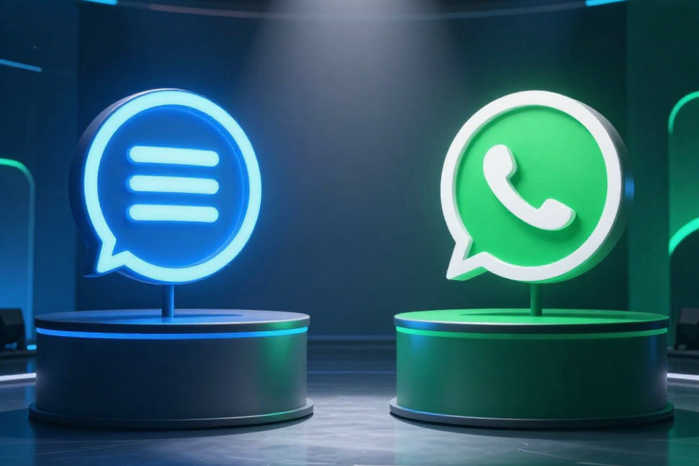 disparo de SMS e WhatsApp.